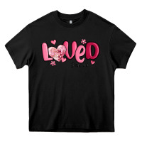 Black valentine's day loved john 3 16 Heavy Core Tee - MaliasSmallBusiness