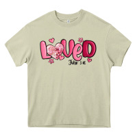 Mossy valentine's day loved john 3 16 Heavy Core Tee - MaliasSmallBusiness
