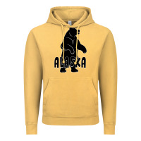 Vintage Mustard Alaska Bear Vintage Hoodie - Bettercallsaul