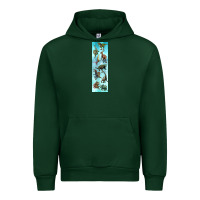 Foreset Green dinosaurs pen wrap Urban Hoodie - Artiststas