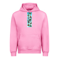 Fuchsia Pink dinosaurs pen wrap Urban Hoodie - Artiststas