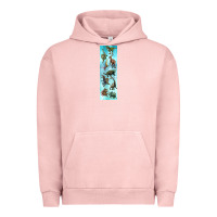 Pigment Salmon dinosaurs pen wrap Urban Hoodie - Artiststas