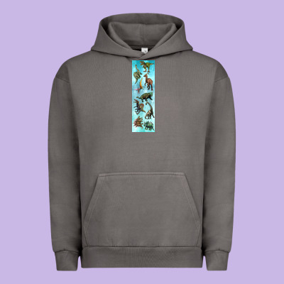 Dinosaurs Pen Wrap Urban Hoodie Designed By Artiststas