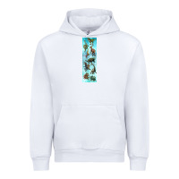 White dinosaurs pen wrap Urban Hoodie - Artiststas