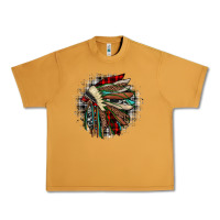 Peanut Butter indian headdress Urban Heavy Tee - JahusDesignShop