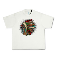 Pistachio indian headdress Urban Heavy Tee - JahusDesignShop