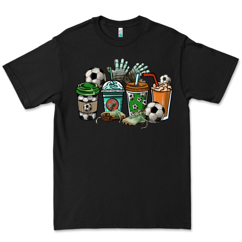 Soccer Coffee Cups Premium Tee by NancyCooperArtShop | Teevron