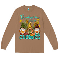 Toasted Coconut Thanksgiving With My Gnomes Long Sleeve Tee - NancyCooperArtShop