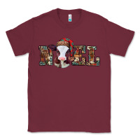 Burgundy western christmas baby cow noel Classic Tee - Jasminsmagicworld
