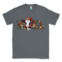 Charcoal Heather western christmas baby cow noel Classic Tee - Jasminsmagicworld