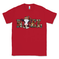 Red western christmas baby cow noel Classic Tee - Jasminsmagicworld