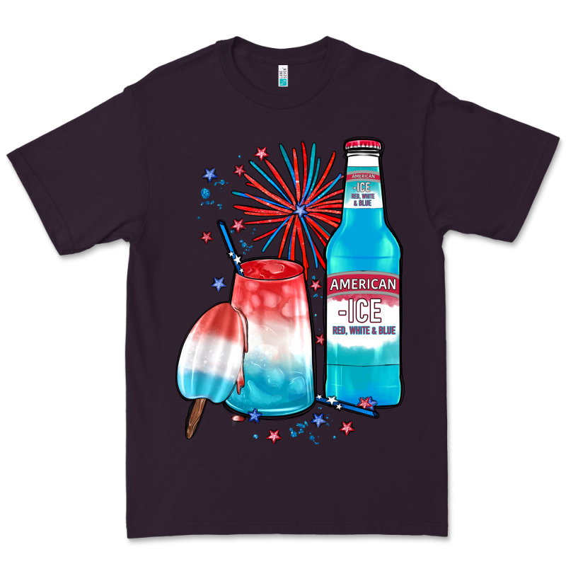 Th Of July Drinks, American Ice Premium Tee by JahusDesignShop | Teevron