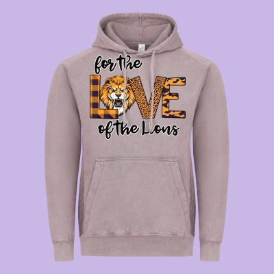 For The Love Of The Lions Vintage Hoodie Designed By Bettercallsaul