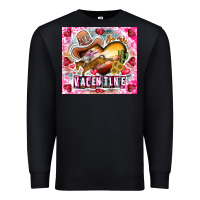 Black Be Mine Valentine Premium Sweatshirt - CowhideDigitalArt