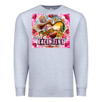 Heather Grey Be Mine Valentine Premium Sweatshirt - CowhideDigitalArt
