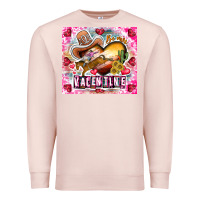 Pale Pink Be Mine Valentine Premium Sweatshirt - CowhideDigitalArt