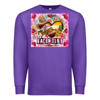 Purple Be Mine Valentine Premium Sweatshirt - CowhideDigitalArt