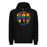 Black Gay af Premium Hoodie - FaDigitalArtStudio