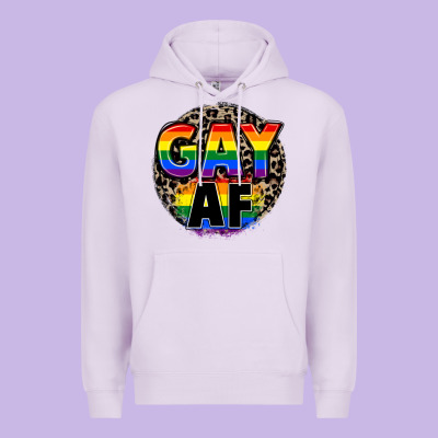 Gay Af Premium Hoodie Designed By Fadigitalartstudio