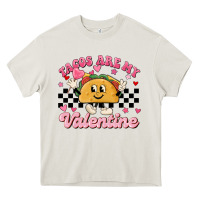 Cream tacos are my valentine Heavy Core Tee - MaliasSmallBusiness
