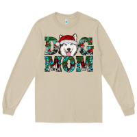 Mushroom Christmas Dog Mom Husky Long Sleeve Tee - RanaPortraitStore