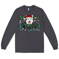 Smoke Christmas Dog Mom Husky Long Sleeve Tee - RanaPortraitStore