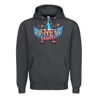 Smoke American honey 4th of july Zipper Hoodie - FaDigitalArtStudio