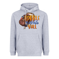 Heather Grey Fall Gobble Gobble Y'all Heavyweight Hoodie - LillyAllenDesigns