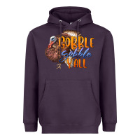 Plum Fall Gobble Gobble Y'all Heavyweight Hoodie - LillyAllenDesigns