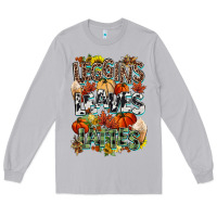 Moon Dust Leaves lattes Fall pumpkin Long Sleeve Tee - NancyCooperArtShop
