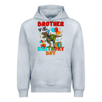 Heather Grey brother of the birthday boy t rex Urban Hoodie - Artiststas