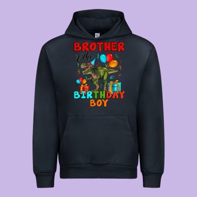 Brother Of The Birthday Boy T Rex Urban Hoodie Designed By Artiststas