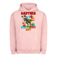 Pigment Salmon brother of the birthday boy t rex Urban Hoodie - Artiststas