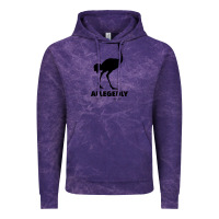 Cloud Purple ALLEGEDLY FUNNY OSTRICH Vintage Hoodie - Bettercallsaul