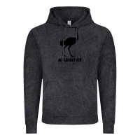 Vintage Black ALLEGEDLY FUNNY OSTRICH Vintage Hoodie - Bettercallsaul