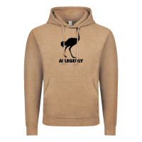 Vintage Coffee ALLEGEDLY FUNNY OSTRICH Vintage Hoodie - Bettercallsaul