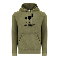 Vintage Olive ALLEGEDLY FUNNY OSTRICH Vintage Hoodie - Bettercallsaul