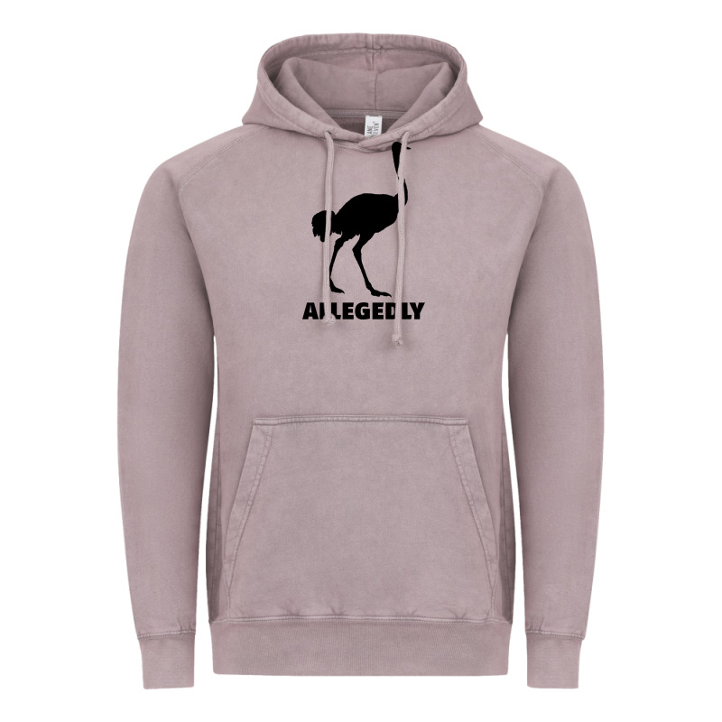 Allegedly Funny Ostrich Vintage Hoodie by Bettercallsaul | Teevron