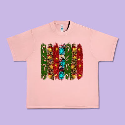 Christmas Brushstrokes Urban Heavy Tee Designed By Ranaportraitstore