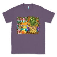 Lavender hello summer pineapple Classic Tee - BarkalooDesign