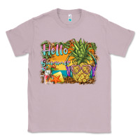 Lilac hello summer pineapple Classic Tee - BarkalooDesign