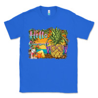True Royal hello summer pineapple Classic Tee - BarkalooDesign