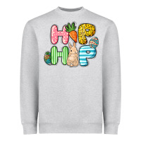 Heather Grey Hip hop Easter Day Heavyweight Sweatshirt - HowdyJamesFarm