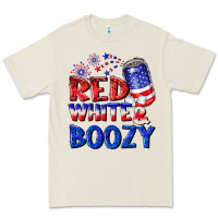 Bone red white boozy Premium Tee - NancyCooperArtShop