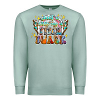 Seafoam just a little ray of pitch black Premium Sweatshirt - CowhideDigitalArt