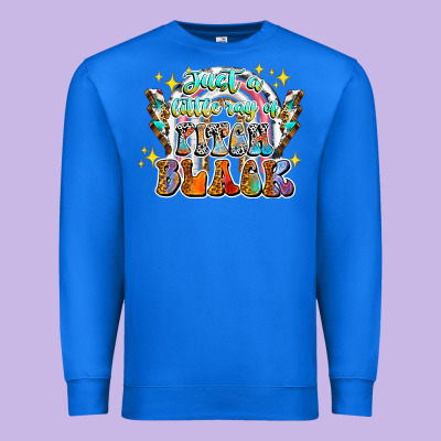 Just A Little Ray Of Pitch Black Premium Sweatshirt Designed By Cowhidedigitalart