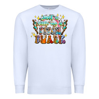 White just a little ray of pitch black Premium Sweatshirt - CowhideDigitalArt