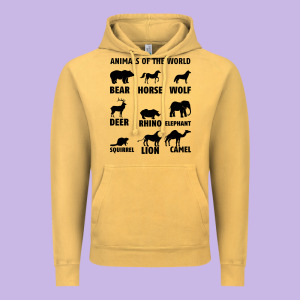 Animal Of The World Vintage Hoodie Designed By Bettercallsaul