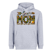 Heather Grey Boy Mom From Son Up To Son Down Heavyweight Hoodie - CowhideDigitalArt