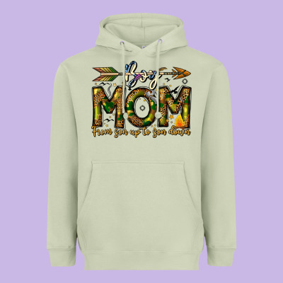 Boy Mom From Son Up To Son Down Heavyweight Hoodie Designed By Cowhidedigitalart